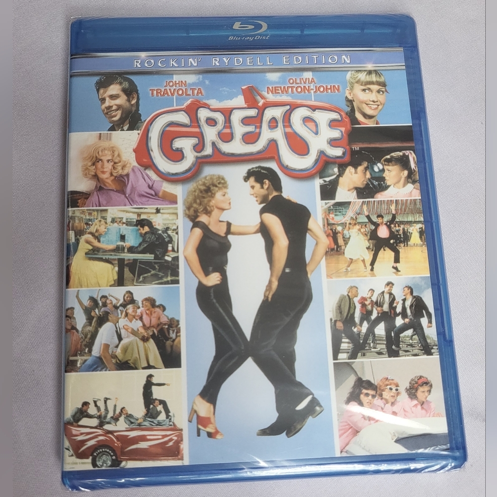 Grease Blu-Ray Rockin Rydell Edition New unopened movie Rated PG film 1978